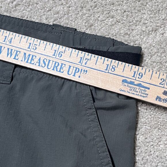 COLUMBIA Omni-Shade Convertible Pants Men 40x32 Gray Sun Blocking Hiking Outdoor - Picture 9 of 11